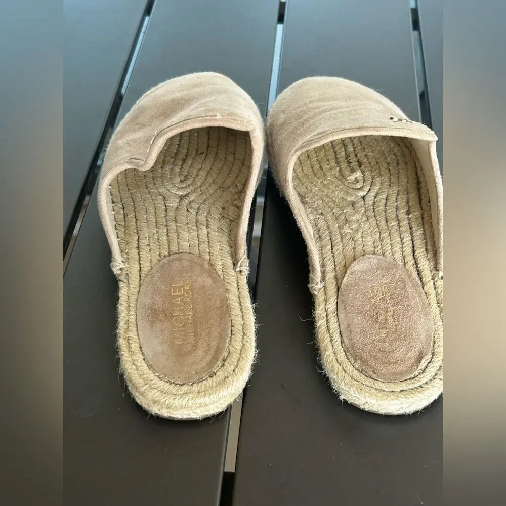 Michael Kors Hasting Tan Espadrilles Size 6.5